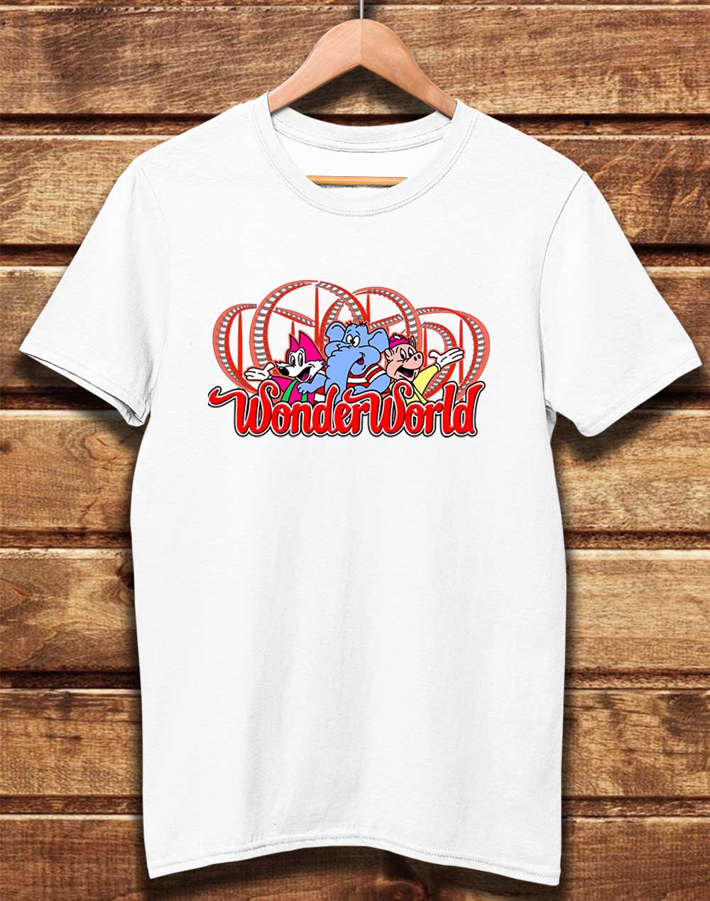 White - DELUXE WonderWorld Organic Cotton T-Shirt
