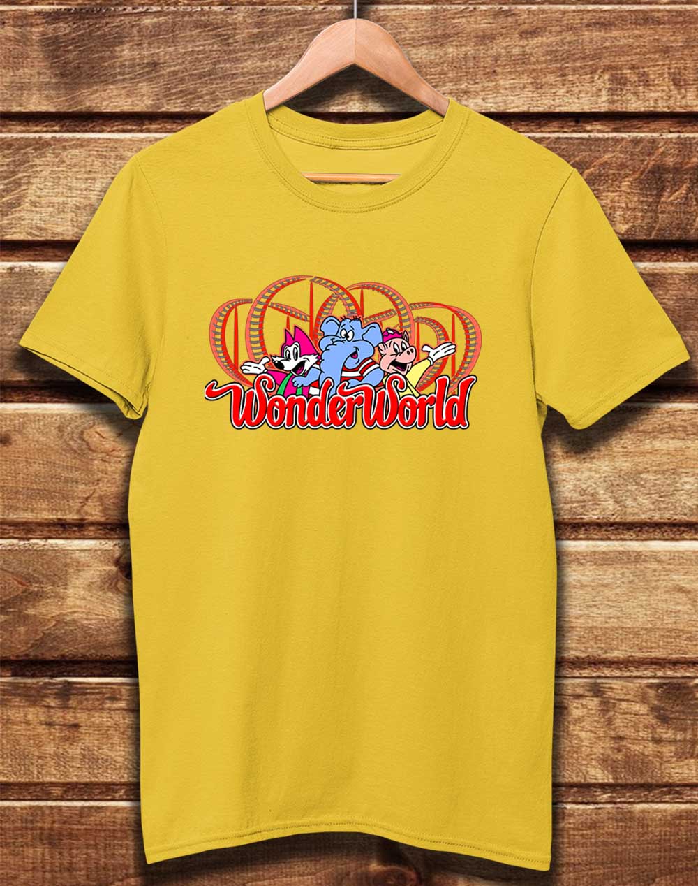 Yellow - DELUXE WonderWorld Organic Cotton T-Shirt