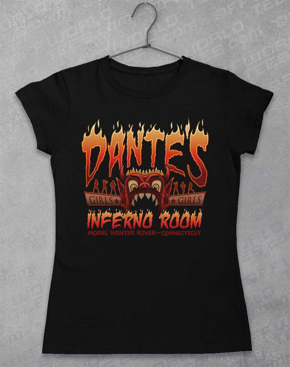 Black - Dante's Inferno Room Women's T-Shirt