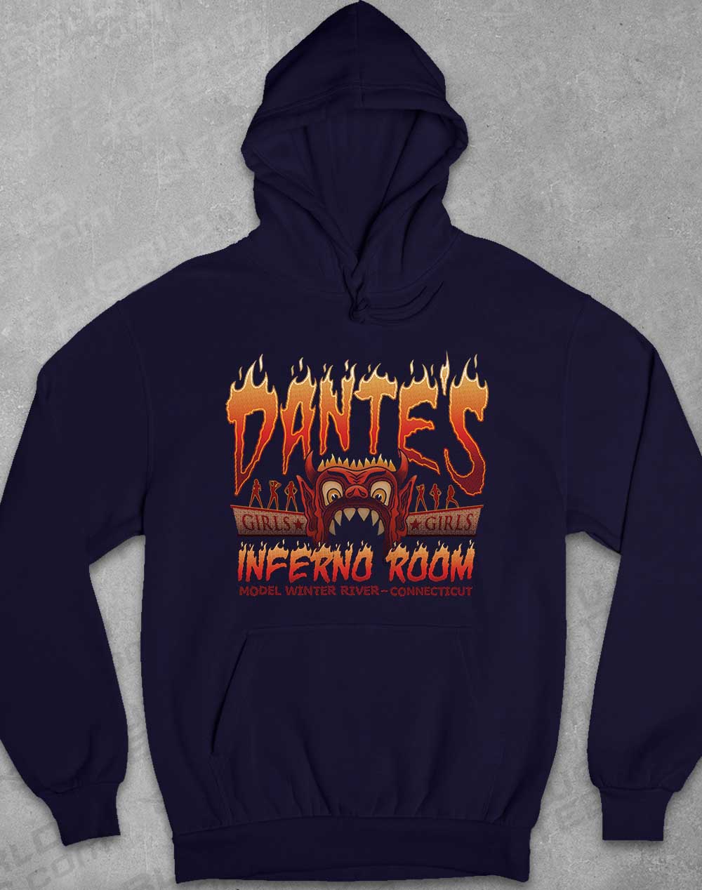 Oxford Navy - Dante's Inferno Room Hoodie