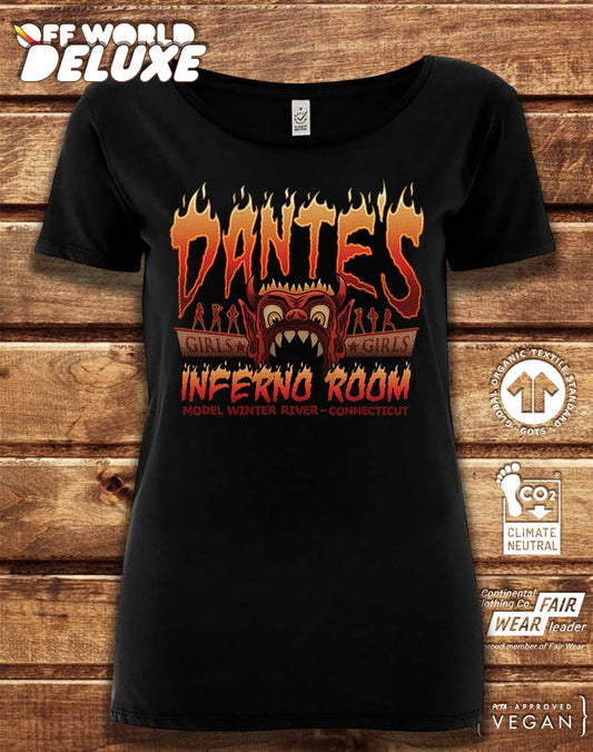 DELUXE Dante's Inferno Room Organic Scoop Neck T-Shirt