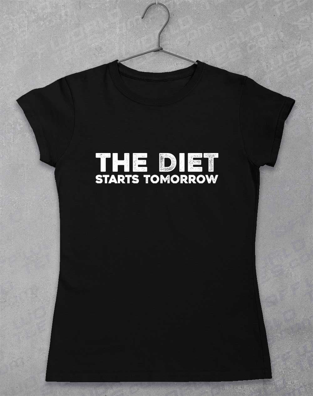 Black - Diet Starts Tomorrow Women's T-Shirt