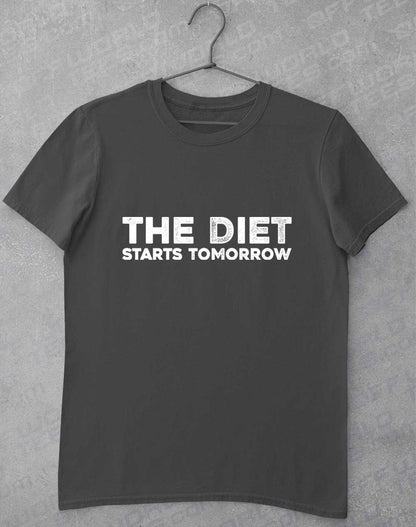 Charcoal - Diet Starts Tomorrow T-Shirt