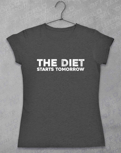 Dark Heather - Diet Starts Tomorrow Women's T-Shirt