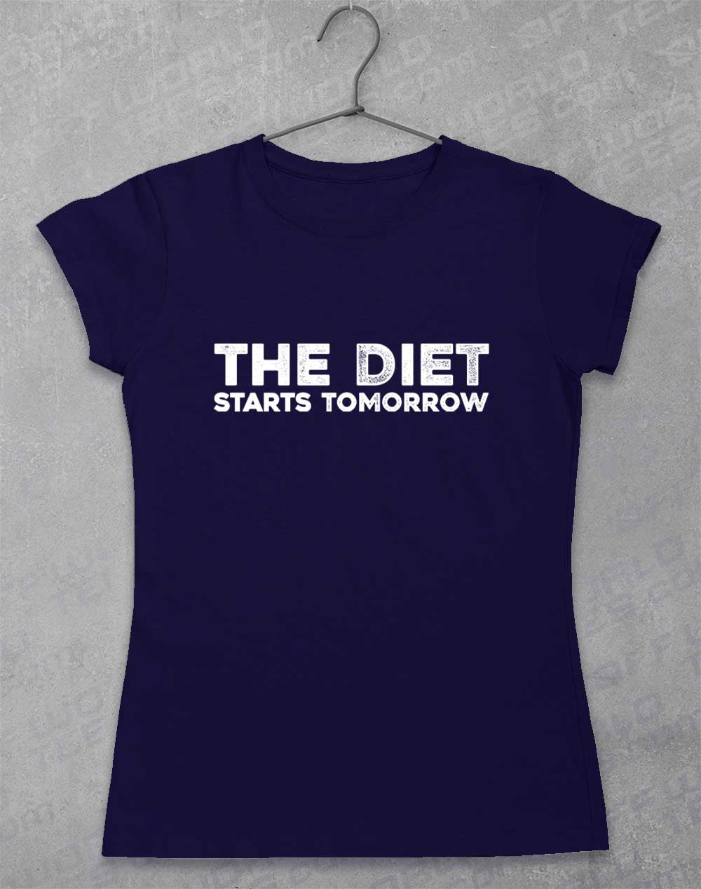 Navy - Diet Starts Tomorrow Women's T-Shirt