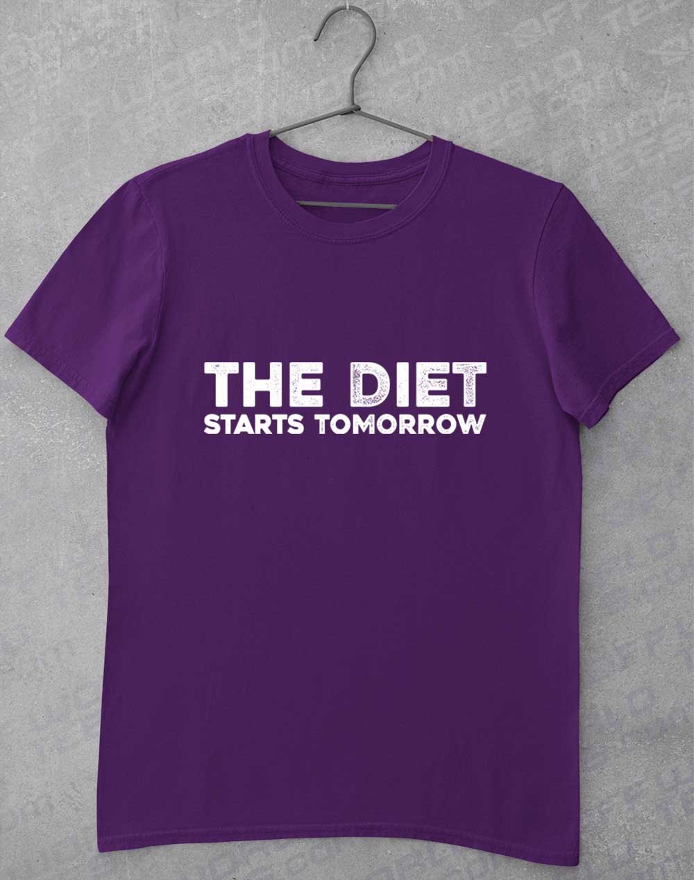 Purple - Diet Starts Tomorrow T-Shirt