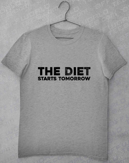 Sport Grey - Diet Starts Tomorrow T-Shirt
