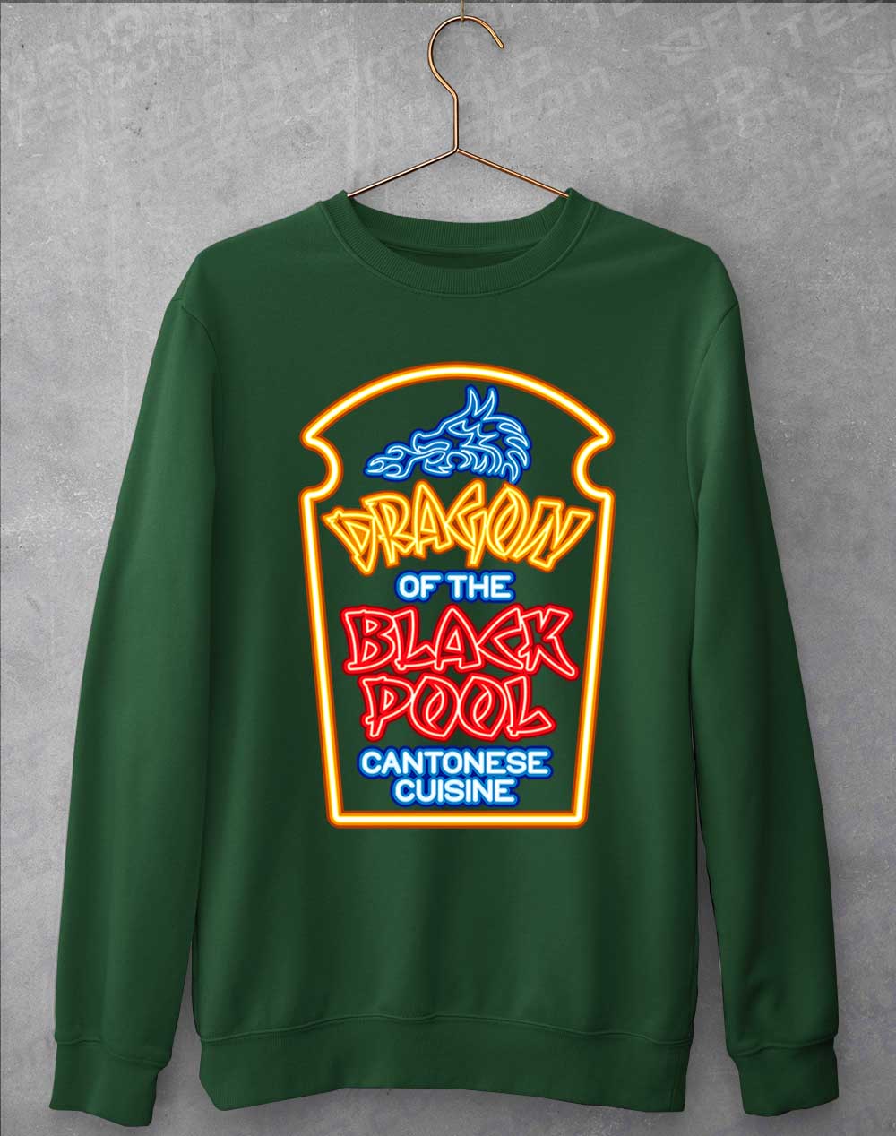 Bottle Green - Dragon of the Black Pool Sweatshirt