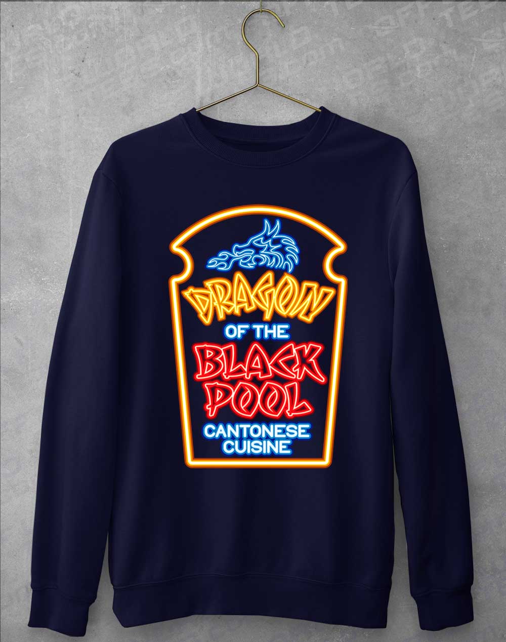 Oxford Navy - Dragon of the Black Pool Sweatshirt