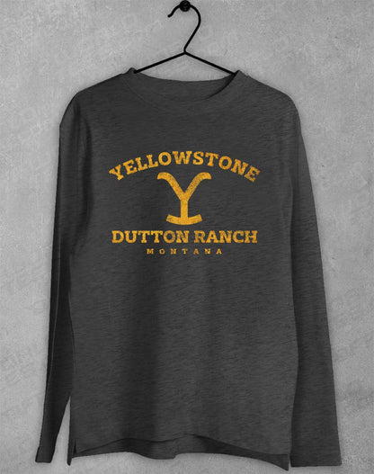 Dark Heather - Dutton Ranch Montana Long Sleeve T-Shirt