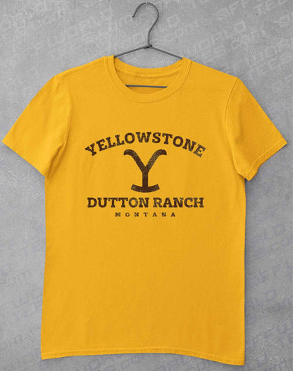 Gold - Dutton Ranch Montana T-Shirt