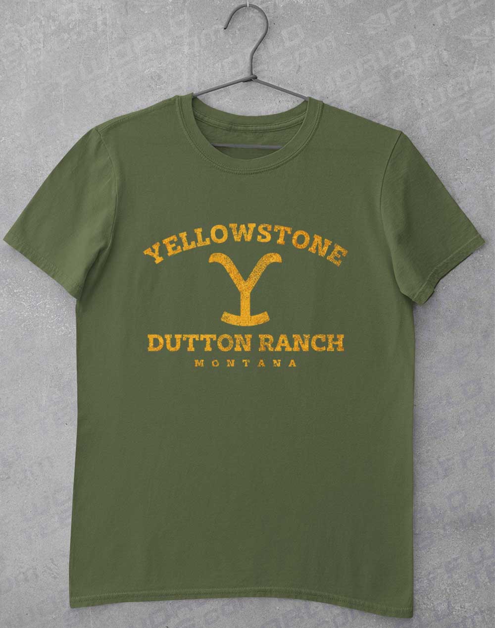 Military Green - Dutton Ranch Montana T-Shirt