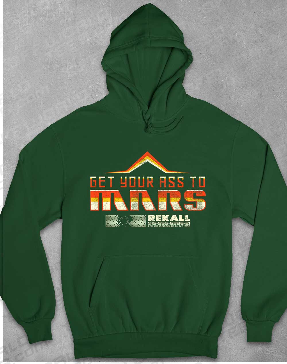 Bottle Green - Get Your Ass to Mars Hoodie