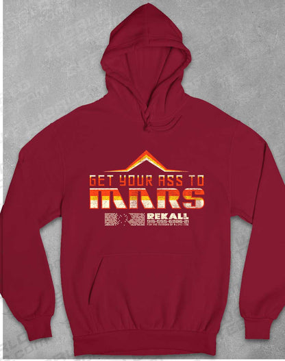 Burgundy - Get Your Ass to Mars Hoodie