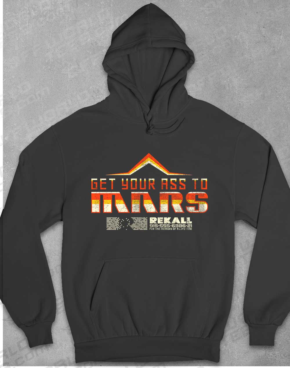 Charcoal - Get Your Ass to Mars Hoodie