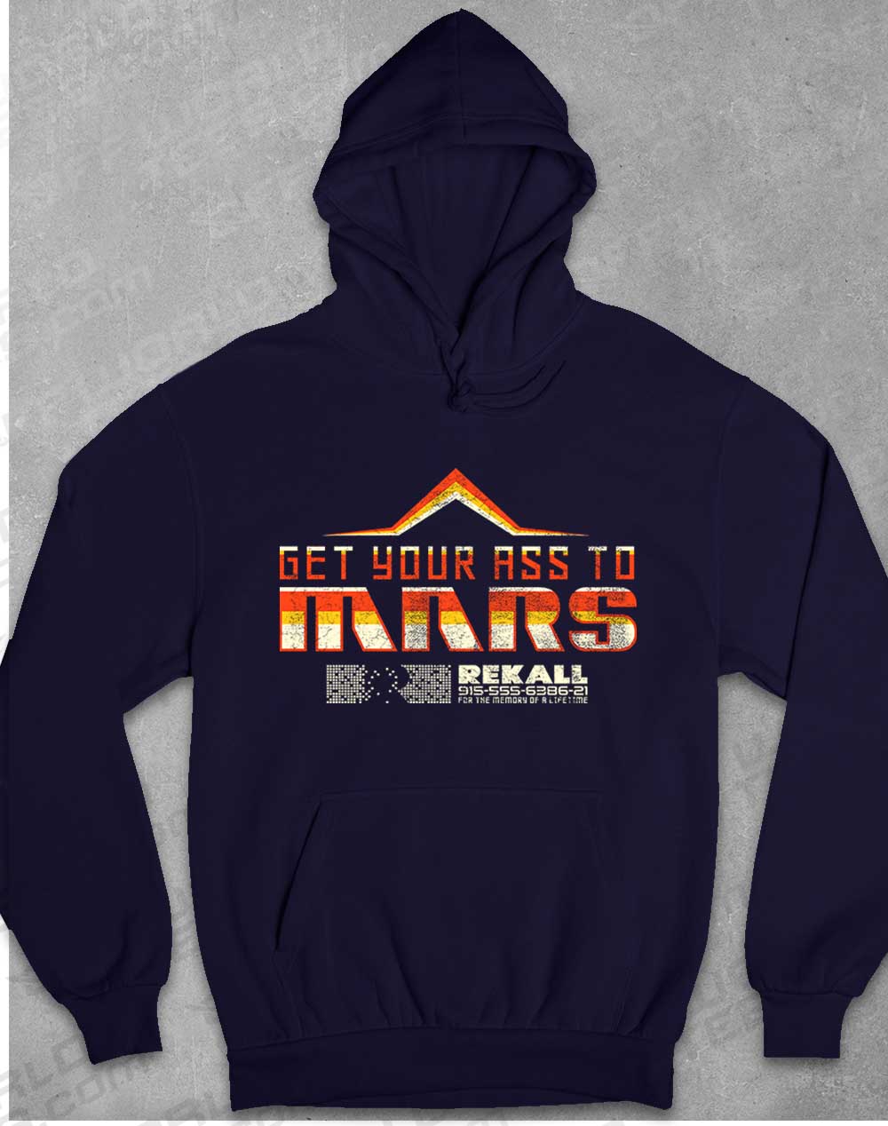Oxford Navy - Get Your Ass to Mars Hoodie