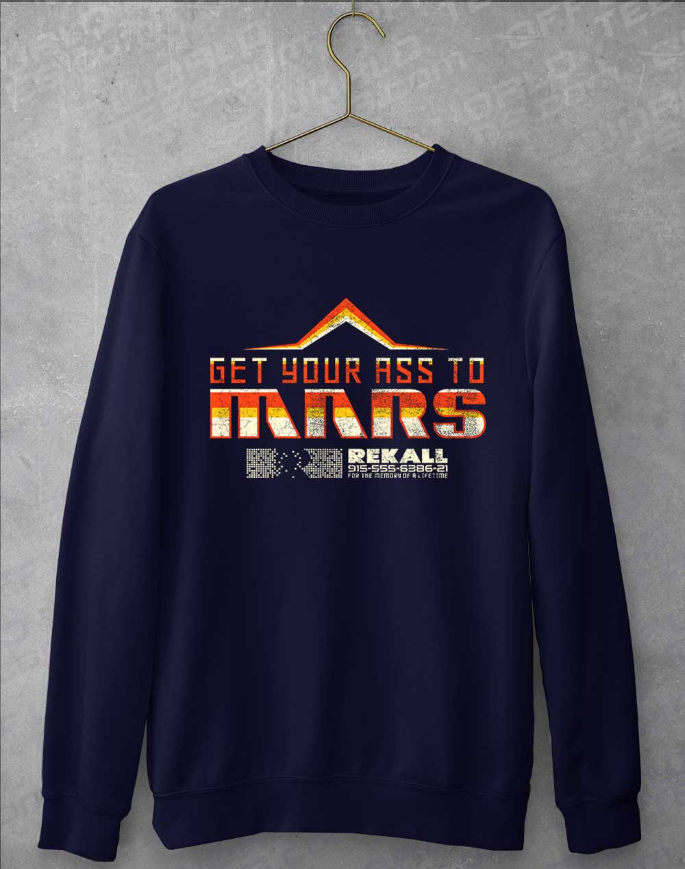 Oxford Navy - Get Your Ass to Mars Sweatshirt