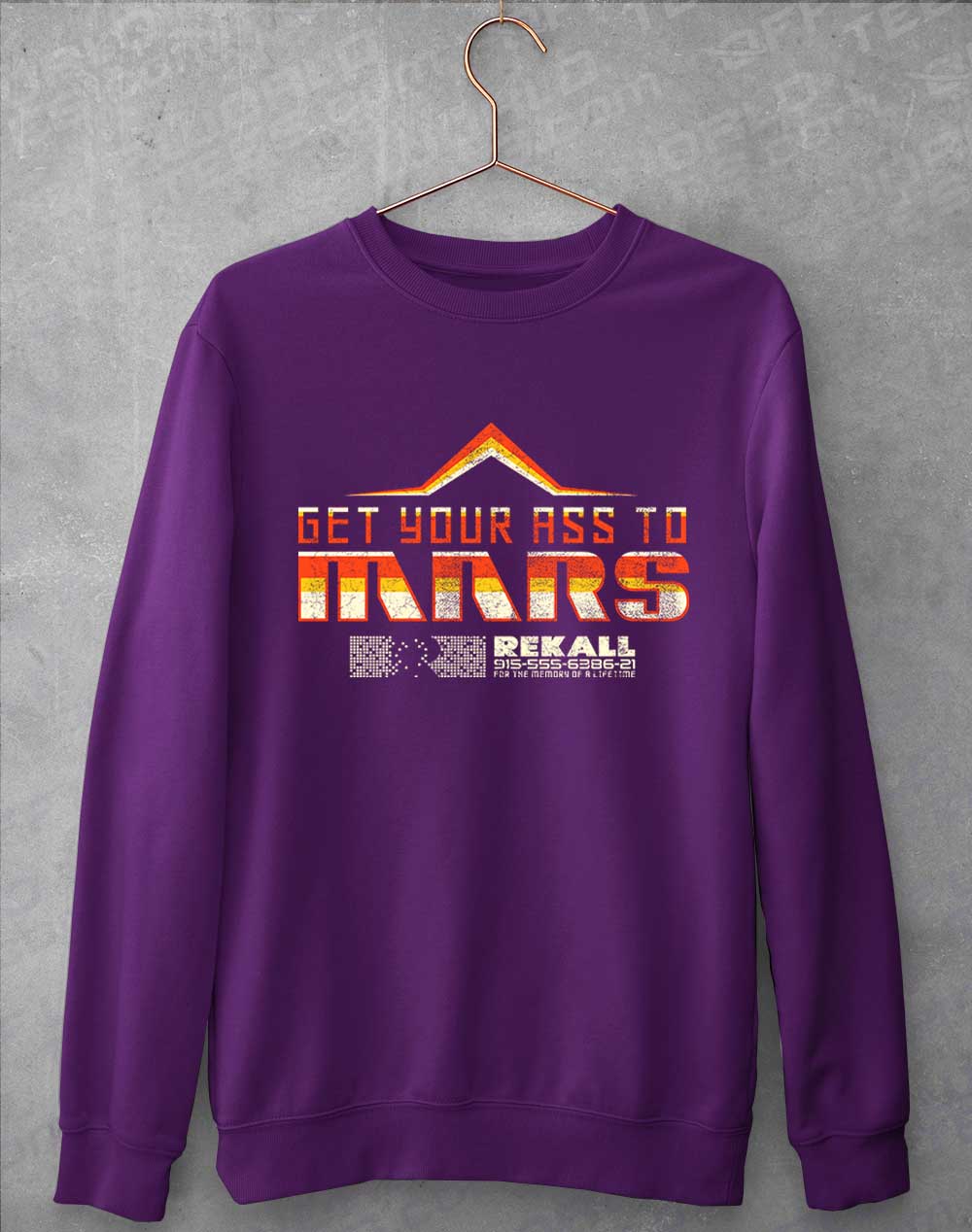 Purple - Get Your Ass to Mars Sweatshirt