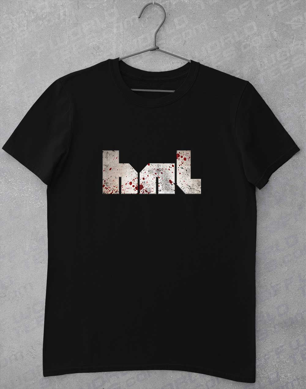 Black - HNL Distressed Bloddy Logo T-Shirt