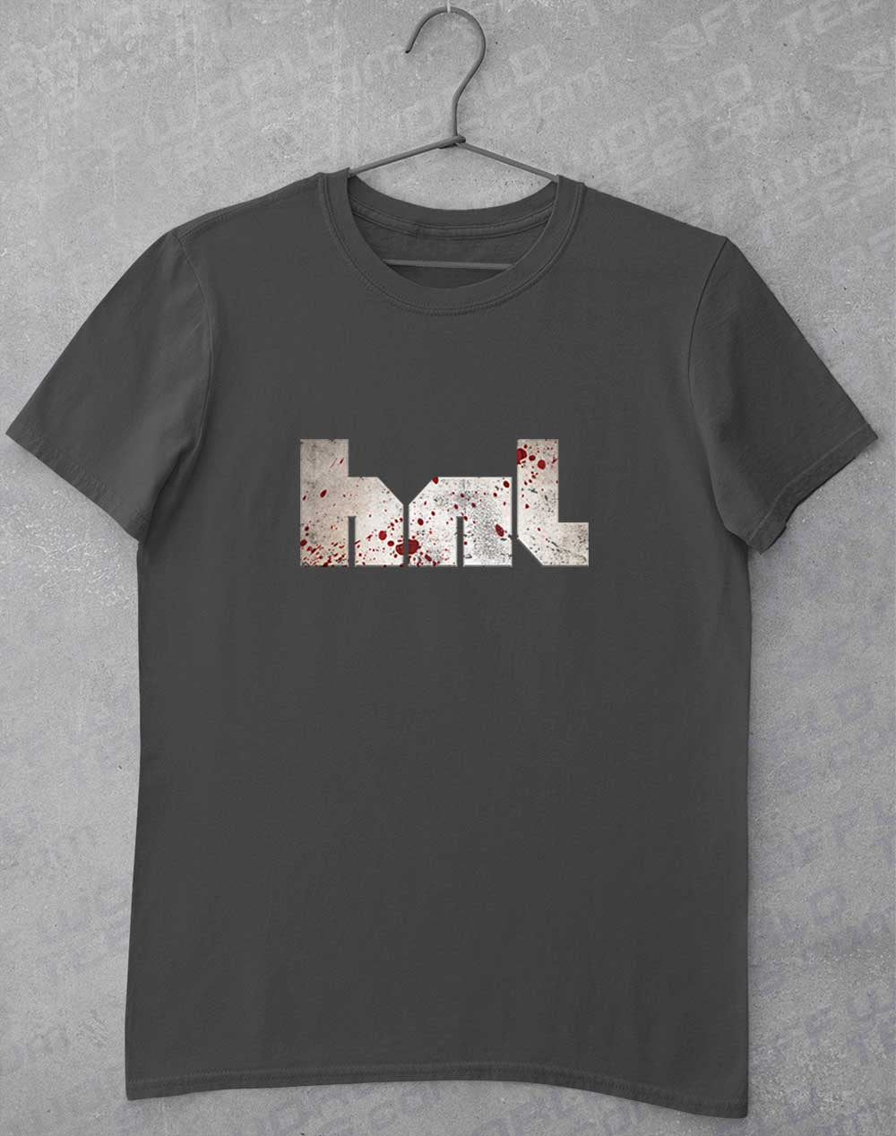 Charcoal - HNL Distressed Bloddy Logo T-Shirt
