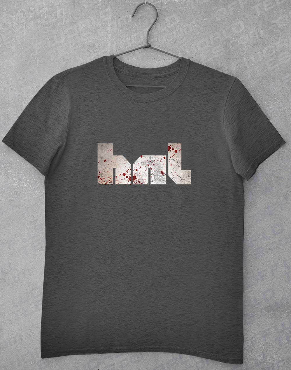 Dark Heather - HNL Distressed Bloddy Logo T-Shirt