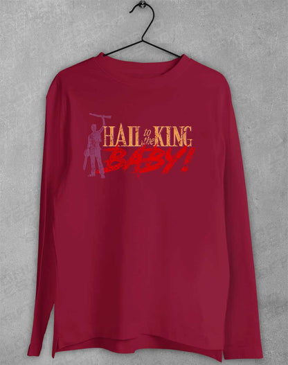 Cardinal Red - Hail to the King Baby Long Sleeve T-Shirt