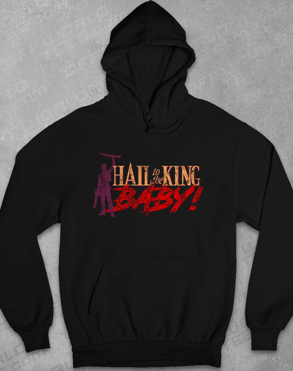 Jet Black - Hail to the King Baby Hoodie