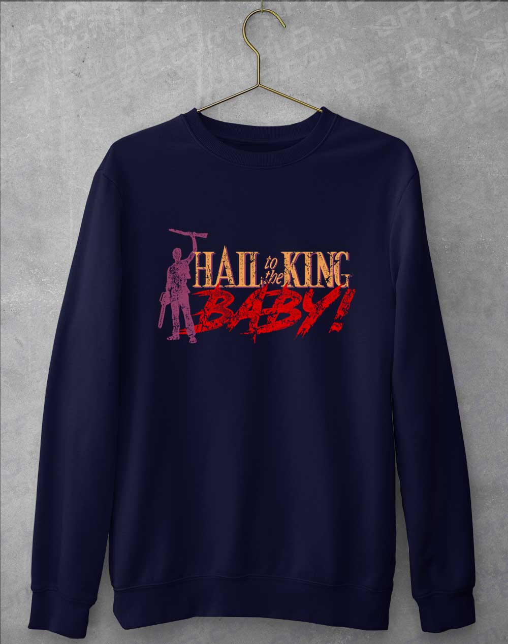 Oxford Navy - Hail to the King Baby Sweatshirt