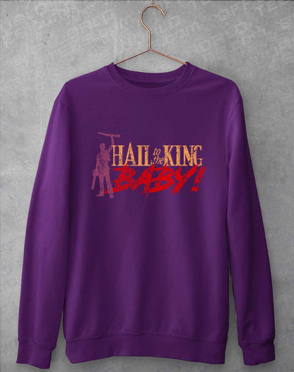 Purple - Hail to the King Baby Sweatshirt