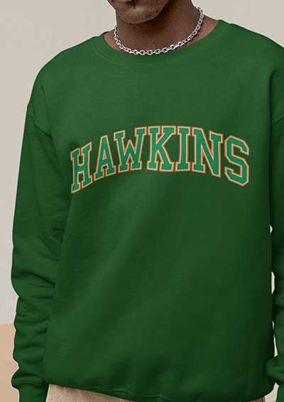 Hawkins High Arched Logo Sweatshirt