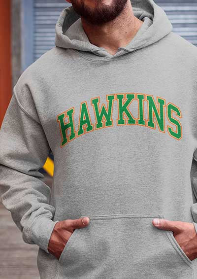 Hawkins High Arched Logo Hoodie