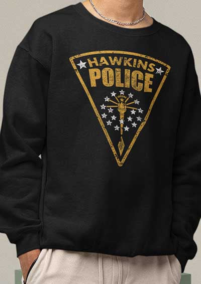 Hawkins Police Shield Logo Sweatshirt