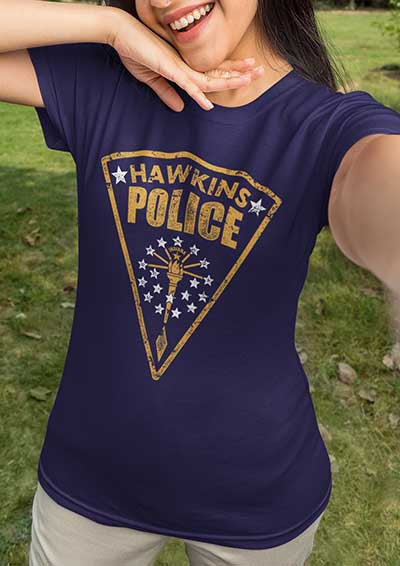 Hawkins Police Shield Logo Women's T-Shirt