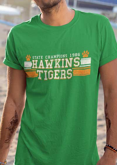 Hawkins Tigers State Champs 1986 T-Shirt