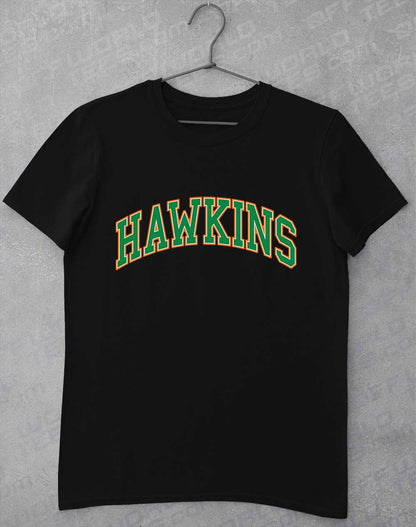 Black - Hawkins High Arched Logo T-Shirt