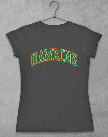 Dark Heather - Hawkins High Arched Logo Women's T-Shirt