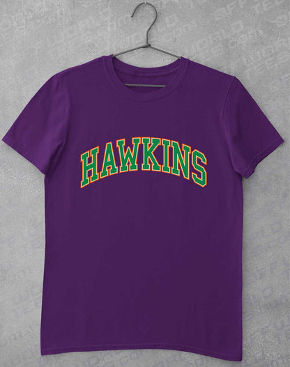 Purple - Hawkins High Arched Logo T-Shirt