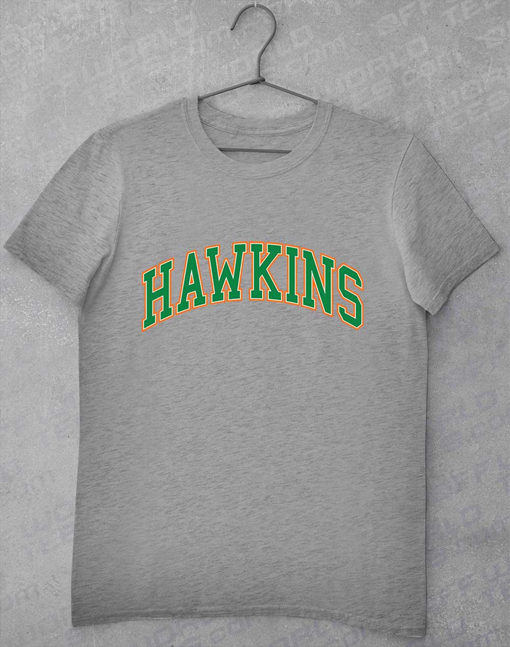 Sport Grey - Hawkins High Arched Logo T-Shirt