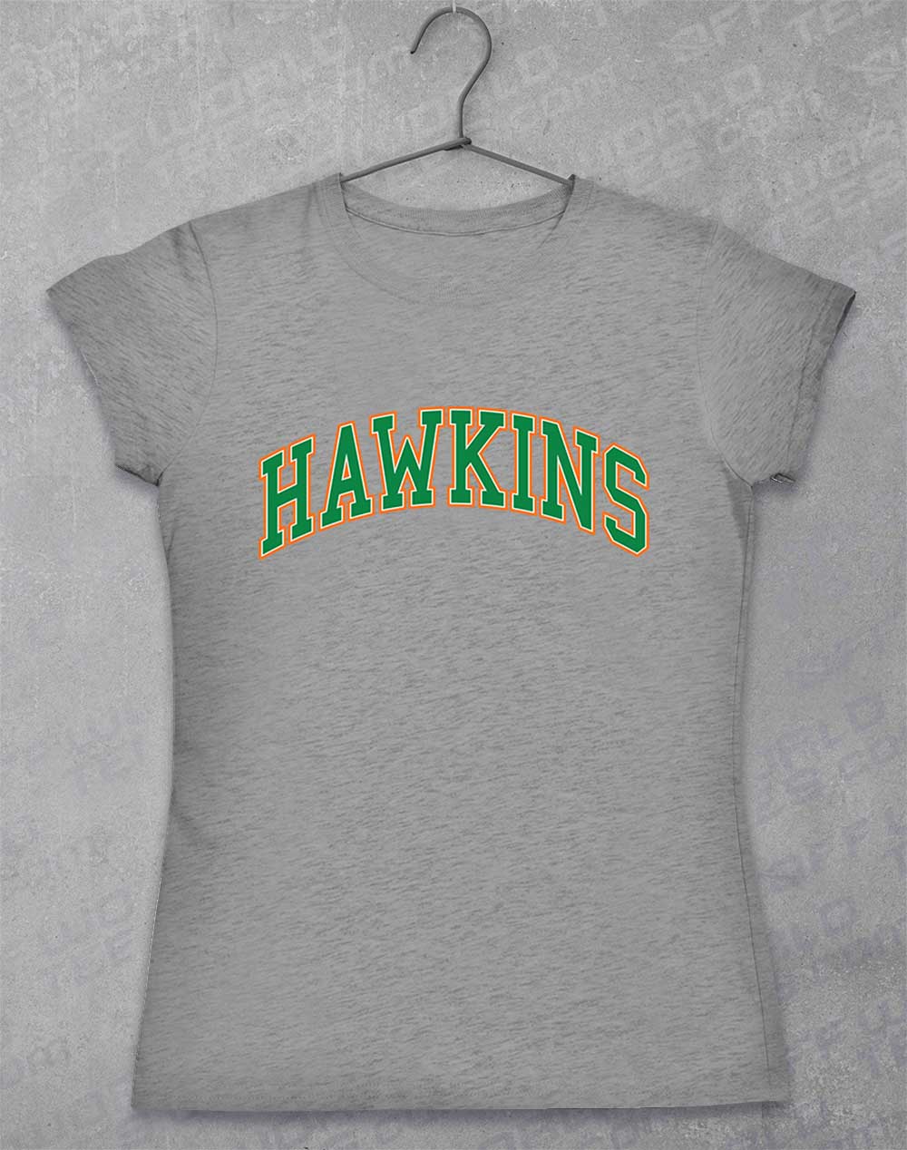 Sport Grey - Hawkins High Arched Logo Women's T-Shirt