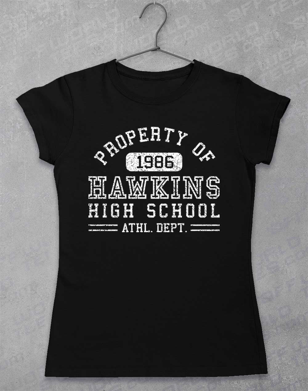 Black - Hawkins High School Athletics 1986 Women's T-Shirt