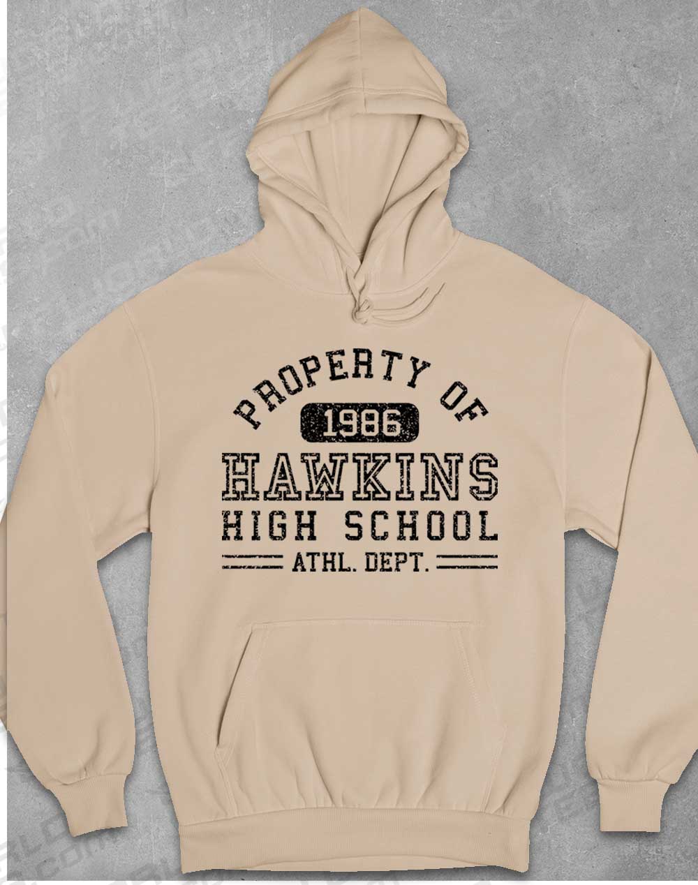 Desert Sand - Hawkins High School Athletics 1986 Hoodie
