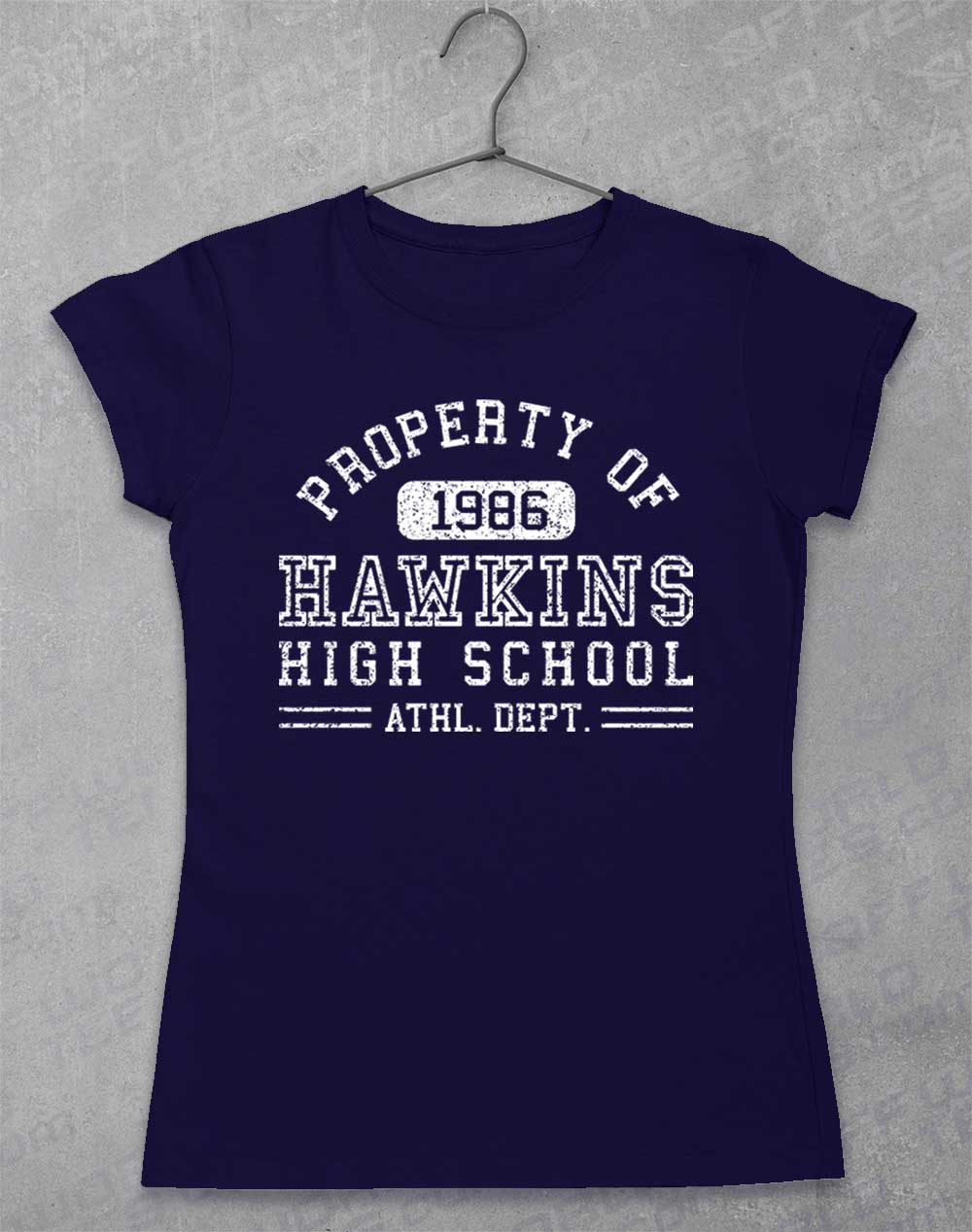 Navy - Hawkins High School Athletics 1986 Women's T-Shirt