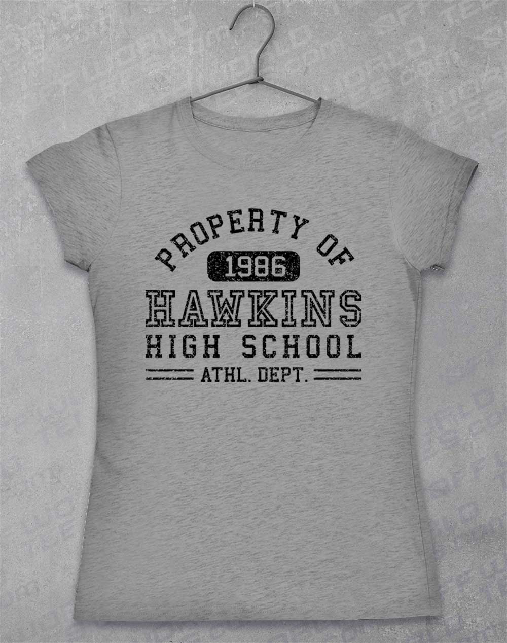 Sport Grey - Hawkins High School Athletics 1986 Women's T-Shirt