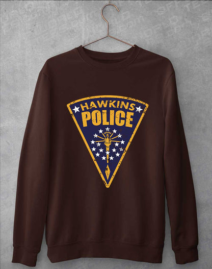 Hot Chocolate - Hawkins Police Shield Logo Sweatshirt