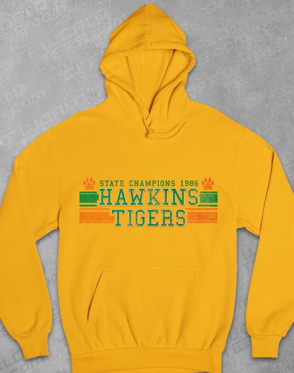 Gold - Hawkins Tigers State Champs 1986 Hoodie
