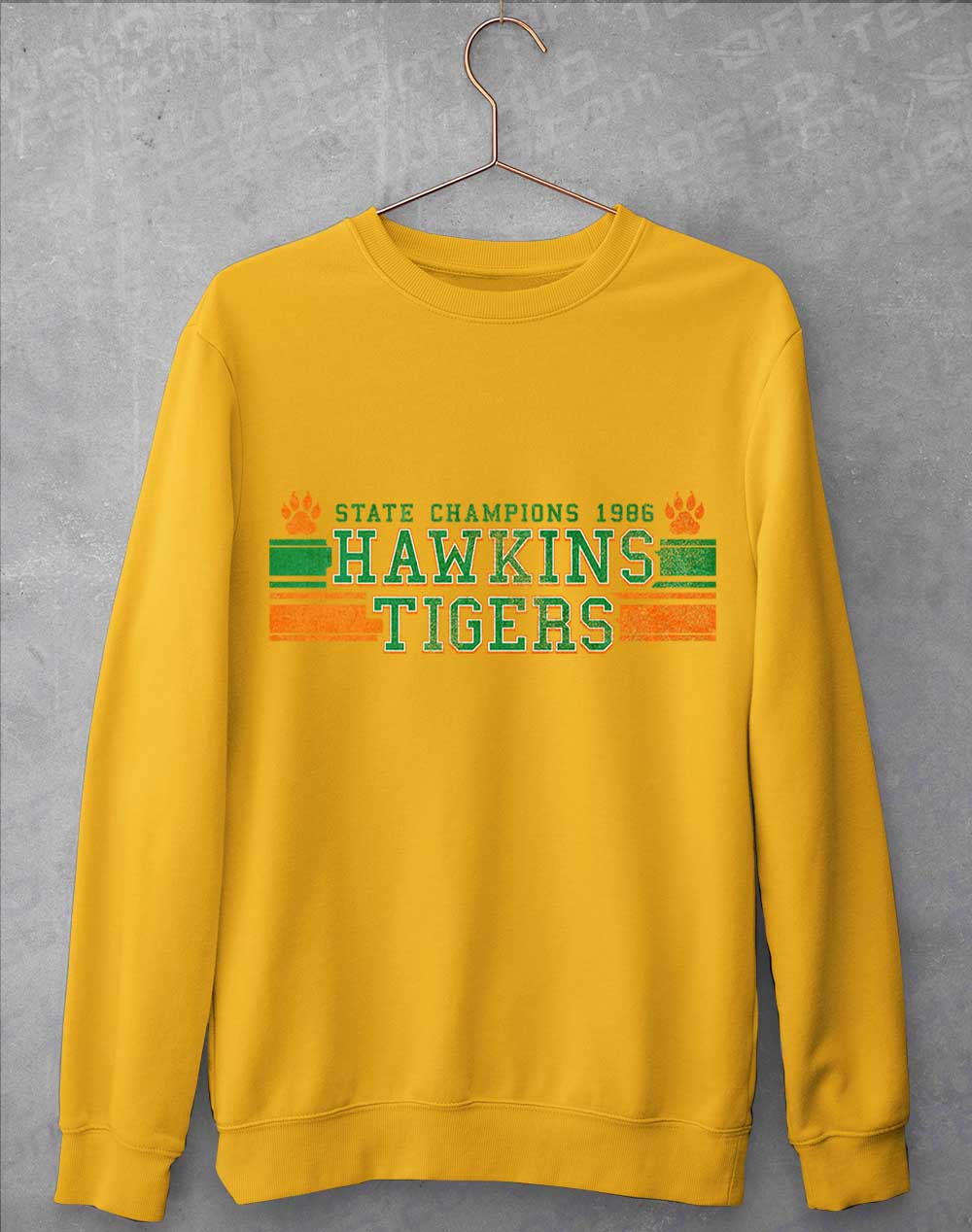 Gold - Hawkins Tigers State Champs 1986 Sweatshirt