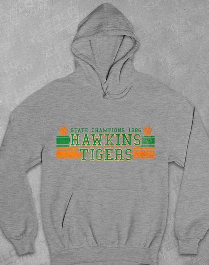 Heather Grey - Hawkins Tigers State Champs 1986 Hoodie