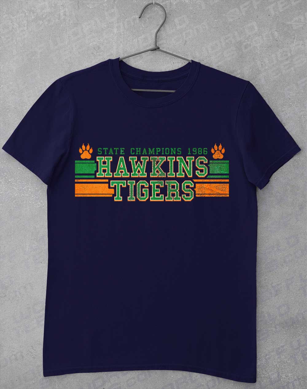Navy - Hawkins Tigers State Champs 1986 T-Shirt