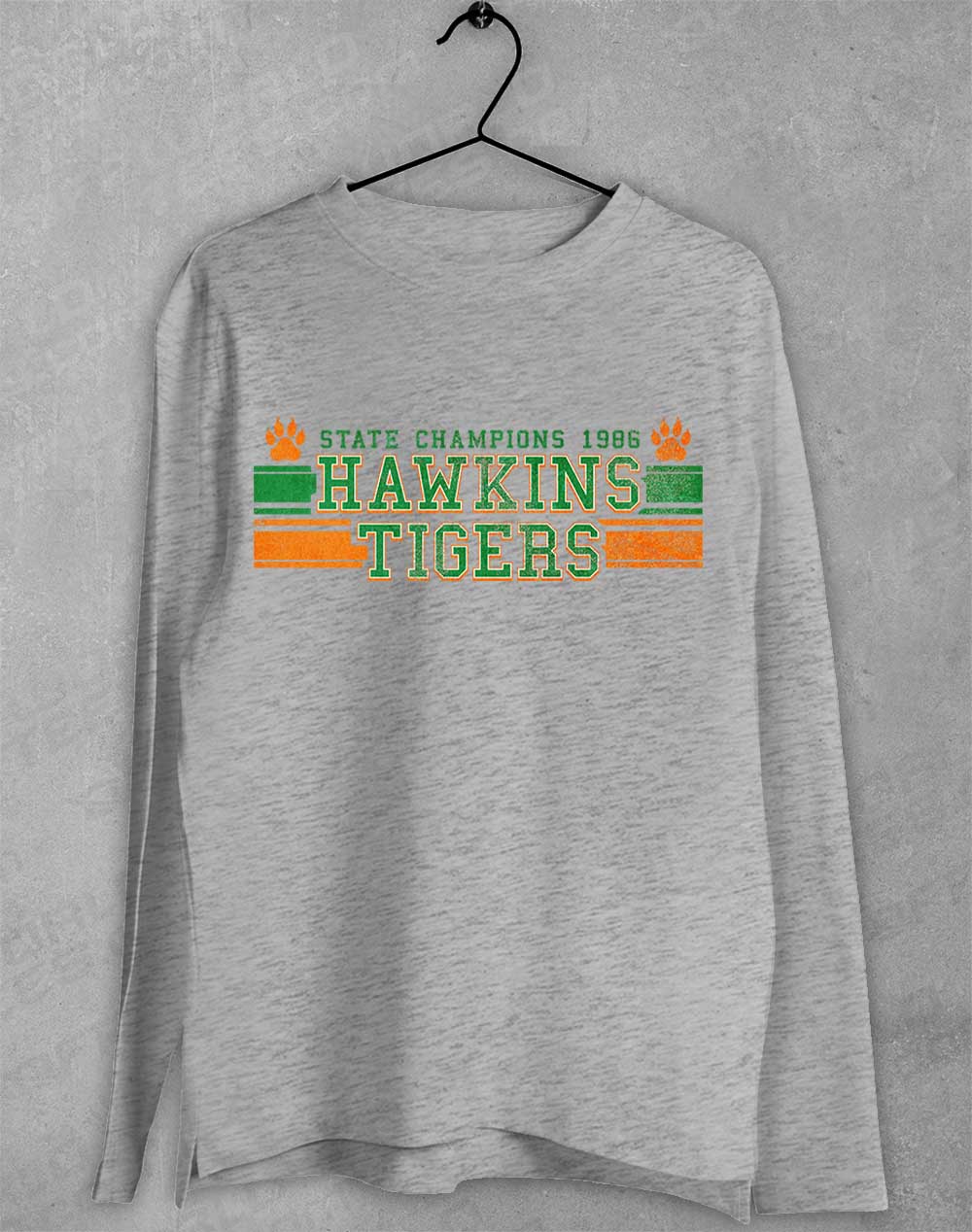 Sport Grey - Hawkins Tigers State Champs 1986 Long Sleeve T-Shirt