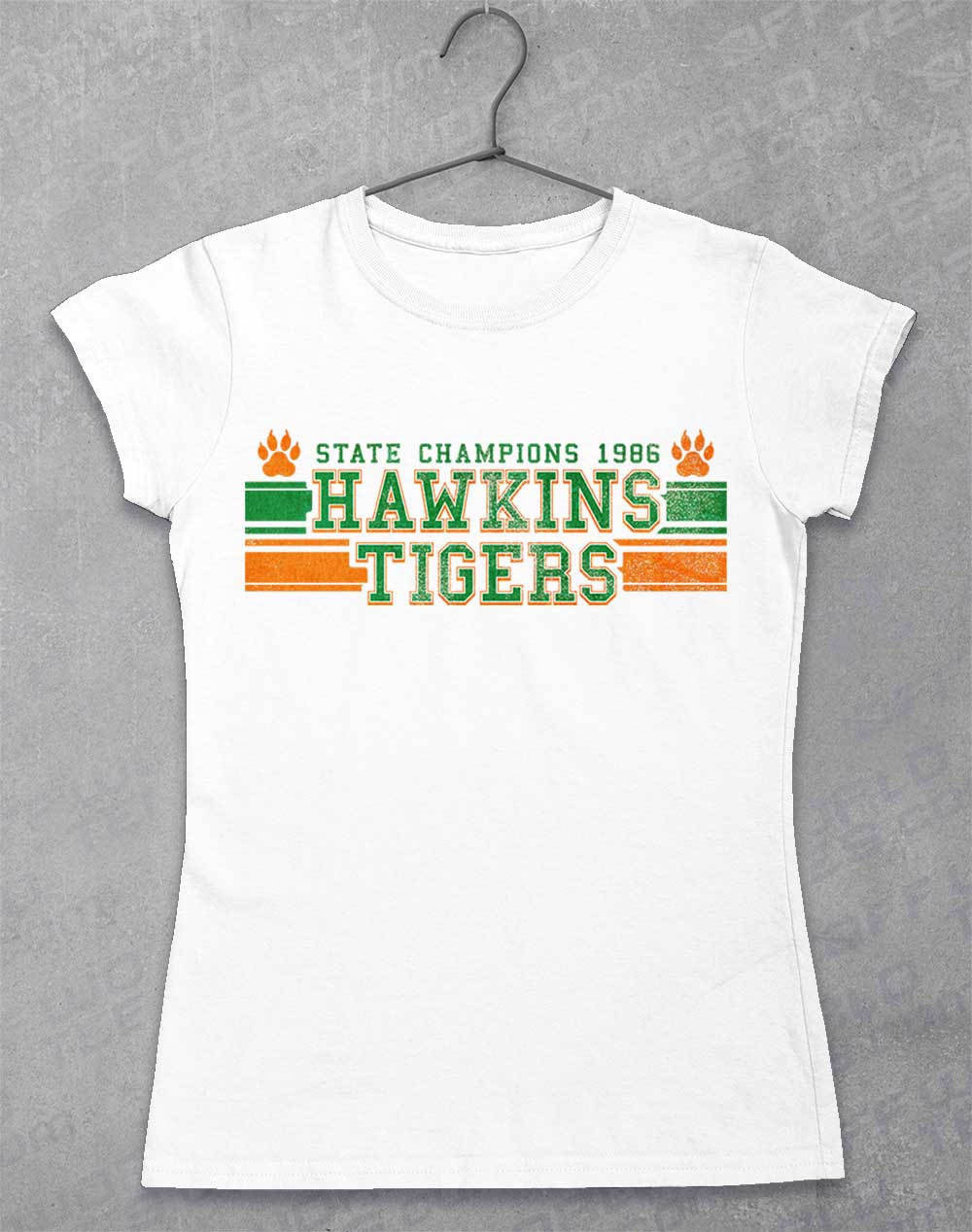 White - Hawkins Tigers State Champs 1986 Women's T-Shirt